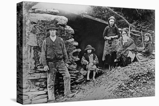 An Evicted Family at Glenbeigh, Ireland, 1888-Francis Guy-Premier Image Canvas