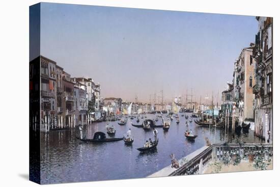 An Extensive View of the Grand Canal, Venice-Martin Rico y Ortega-Premier Image Canvas