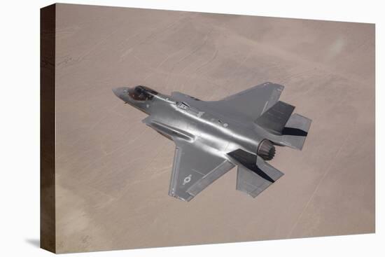 An F-35 Lightning Ii Flies over Edwards Air Force Base, California-null-Premier Image Canvas