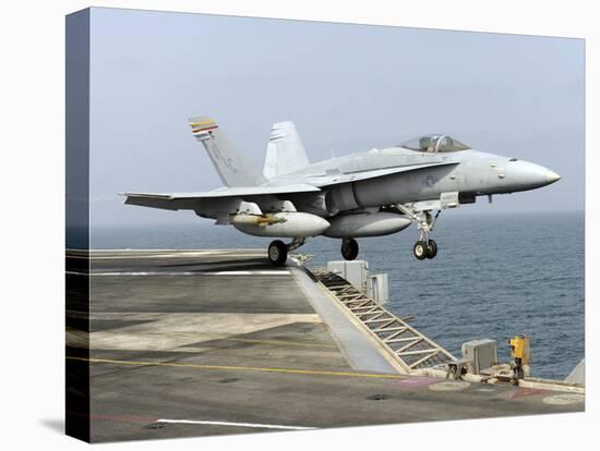 An F/A-18C Hornet Launches from the Aircraft Carrier USS Harry S. Truman-Stocktrek Images-Premier Image Canvas