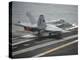An F-A-18C Hornet Launches from the Aircraft Carrier USS Nimitz-null-Premier Image Canvas