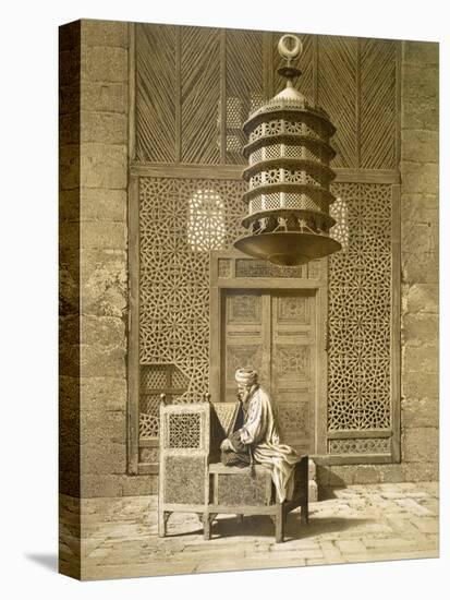 An Imam Reading the Koran in the Mosque of the Sultan, Morocco, 1817-Maurice Keating-Premier Image Canvas