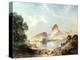 An Indian Paradise-Thomas Moran-Stretched Canvas