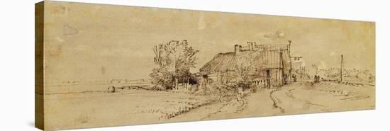 An Inn by a Roadside-Rembrandt van Rijn-Premier Image Canvas