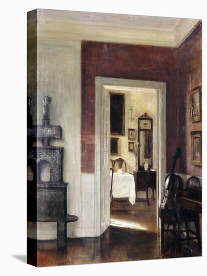 An Interior with a Cello-Carl Holsoe-Premier Image Canvas