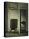 An Interior with the Artist's Easel-Vilhelm Hammershoi-Premier Image Canvas