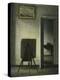 An Interior with the Artist's Easel-Vilhelm Hammershoi-Premier Image Canvas