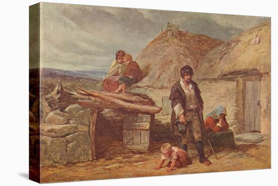 'An Irish Eviction', 1850 (1906)-Frederick Goodall-Premier Image Canvas