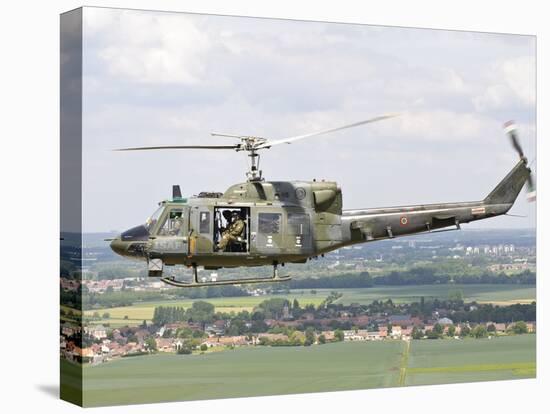 An Italian Air Force Ab-212Ico Helicopter over France-Stocktrek Images-Premier Image Canvas