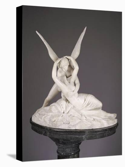 An Italian Alabaster Group Entitled Cupid and Psyche, Late 19th Century-Antonio Canova-Premier Image Canvas
