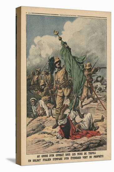 An Italian Soldier Seizing the Green Standard of Prophet Muhammed-French-Premier Image Canvas