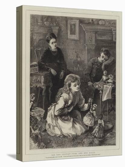 An Odd Couple, Vera and Her Dolls-Henry Woods-Premier Image Canvas