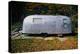 An old air steam trailer parked in Maine-null-Premier Image Canvas