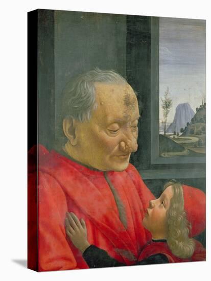 An Old Man and a Boy, 1480s-Domenico Ghirlandaio-Premier Image Canvas