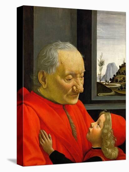 An Old Man and His Grandson-Domenico Ghirlandaio-Premier Image Canvas
