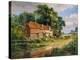 An Old Surrey Farm-Robert Gallon-Stretched Canvas