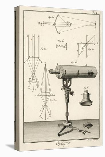 An Optique Telescope-Benard-Stretched Canvas