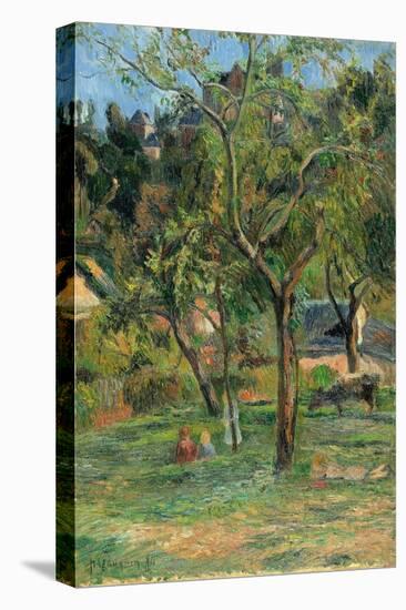 An Orchard under the Church of Bihorel, 1884-Paul Gauguin-Premier Image Canvas