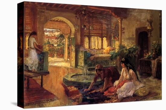 An Oriental Interior, 1900-Frederick Arthur Bridgman-Premier Image Canvas