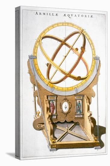 An orrery designed by the Danish astronomer Tycho Brahe, c1630-Joan Blaeu-Premier Image Canvas