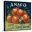 Anaco Apple Crate Label - San Francisco, CA-Lantern Press-Stretched Canvas