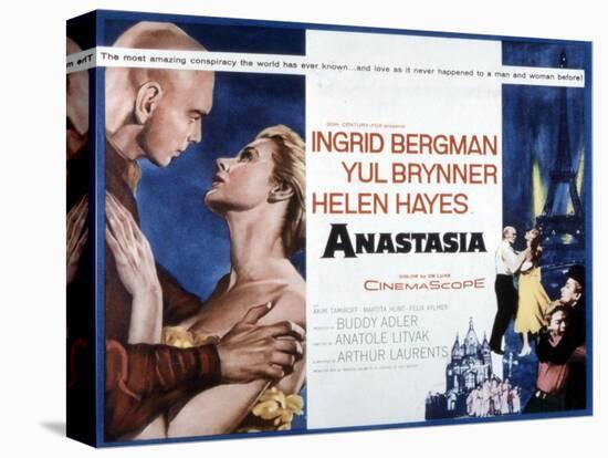 Anastasia, Yul Brynner, Ingrid Bergman, 1956-null-Stretched Canvas
