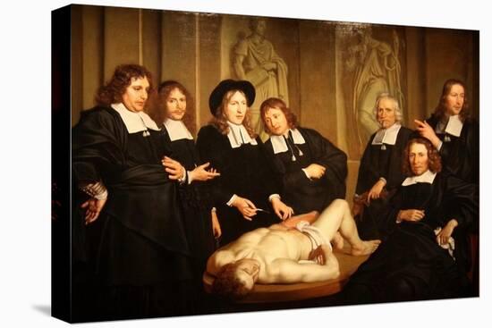 Anatomy Lesson-David Teniers-Stretched Canvas