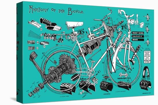 Anatomy of a Bicycle-James Bentley-Premier Image Canvas
