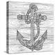 Anchor and Rope-null-Stretched Canvas
