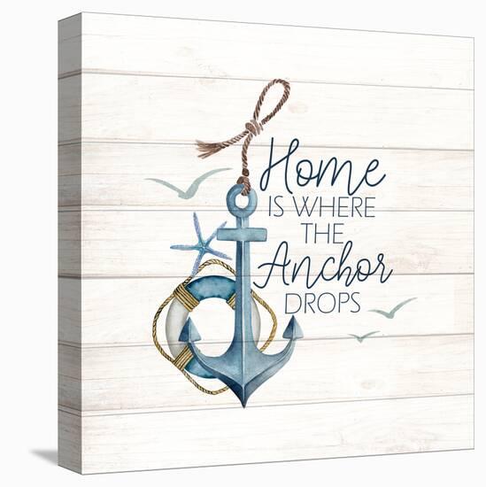 Anchor Home-Kimberly Allen-Stretched Canvas