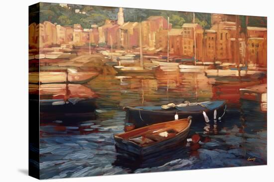 Anchored Boats, Portofino-Philip Craig-Stretched Canvas