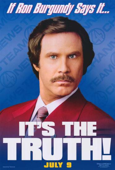 Anchorman: The Legend of Ron Burgundy-null-Stretched Canvas