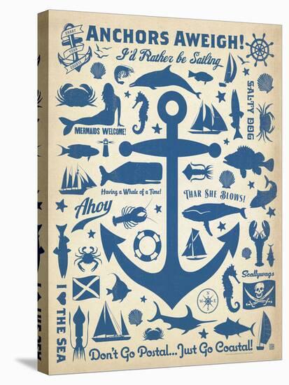 Anchors Away!-Anderson Design Group-Stretched Canvas