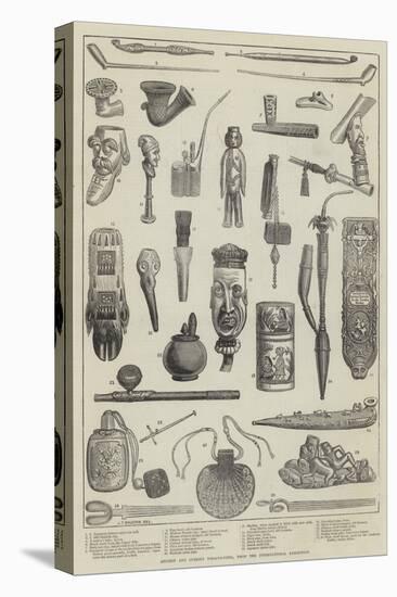 Ancient and Curious Tobacco-Pipes, from the International Exhibition-null-Premier Image Canvas