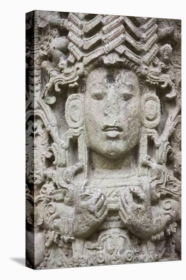 Ancient Architecture, Stele a in Copan Ruins, Maya Site of Copan, Honduras-Keren Su-Premier Image Canvas