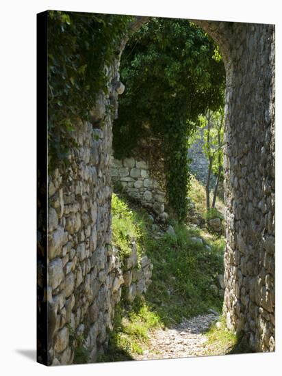 Ancient Archway, Stari, Bar, Montenegro-Walter Bibikow-Premier Image Canvas