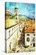 Ancient Dubrovnik - Artistic Picture In Painting Style-Maugli-l-Stretched Canvas