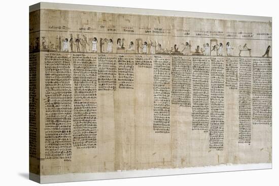 Ancient Egypt : Papyrus from the Book of the Dead-null-Premier Image Canvas