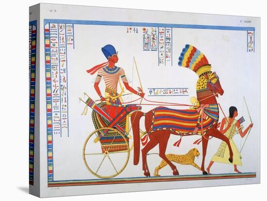 Ancient Egyptain Fresco, 19th Century-Ippolito Rosellini-Premier Image Canvas