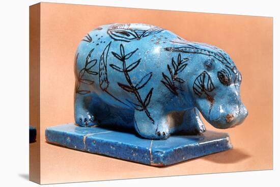 Ancient Egyptian Hippopotamus Figurine, 16th Century BC-null-Premier Image Canvas