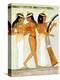 Ancient Egyptian Musicians and a Dancer, 1910-Walter Tyndale-Premier Image Canvas