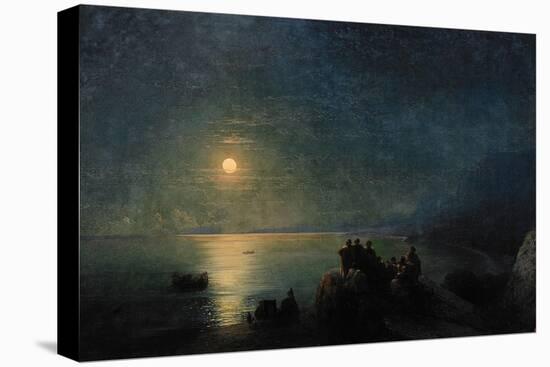 Ancient Greek Poets by the Water's Edge in the Moonlight, 1886-Ivan Konstantinovich Aivazovsky-Premier Image Canvas