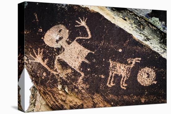 Ancient Native American Petroglyphs in Petrified Forest National Park, Arizona-Jerry Ginsberg-Premier Image Canvas