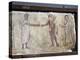 Ancient Roman Fresco Representing Funeral Procession: with Hermes Paying Caronte-null-Premier Image Canvas