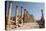 Ancient Roman stone road with a colonnade, Jerash, Jordan, Middle East-Francesco Fanti-Premier Image Canvas