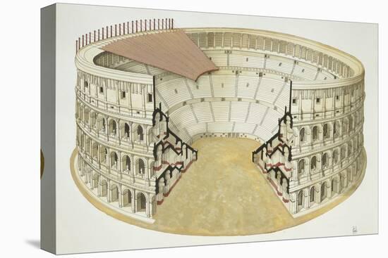 Ancient Rome, Rome Colosseum-null-Premier Image Canvas