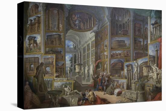 Ancient Rome-Giovanni Paolo Panini-Stretched Canvas