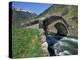 Ancient Stone Bridge over a River in the La Malana District in the Pyrenees in Andorra, Europe-Jeremy Bright-Premier Image Canvas