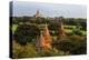 Ancient temple and pagoda rising out of the jungle at sunrise, Bagan, Mandalay Region, Myanmar-Keren Su-Premier Image Canvas