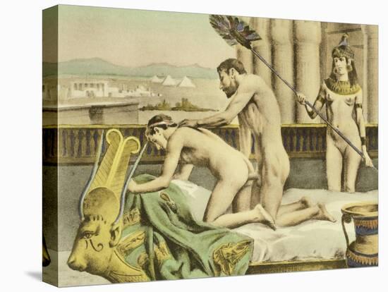 Ancient Times Plate VII from "De Figuris Veneris" by F.K Forberg-Edouard-henri Avril-Premier Image Canvas